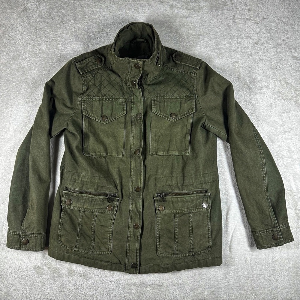 Women Levi's Olive Green Military Jacket size S